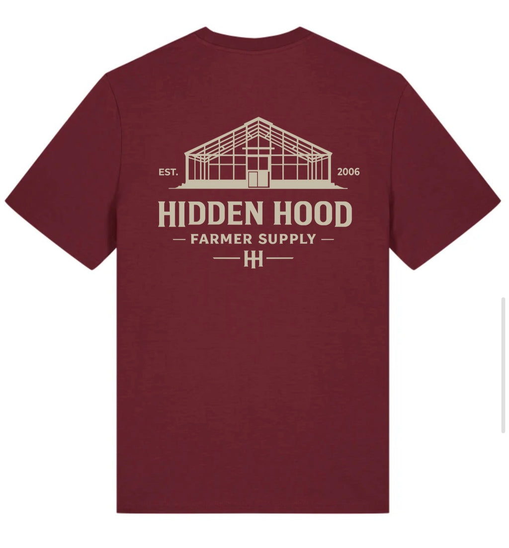 T-Shirt Hiddenhood Bordeaux