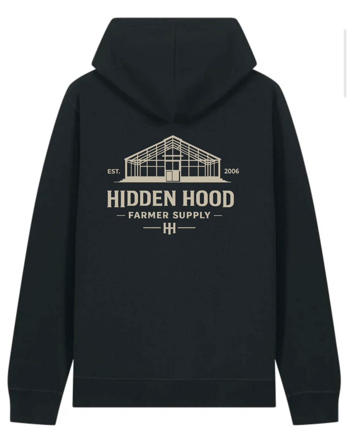 Hoodie Farmer Schwarz