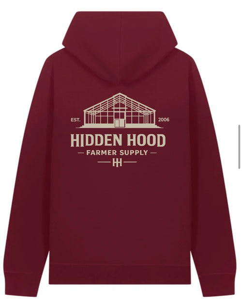 Hoodie Farmer Bordeaux